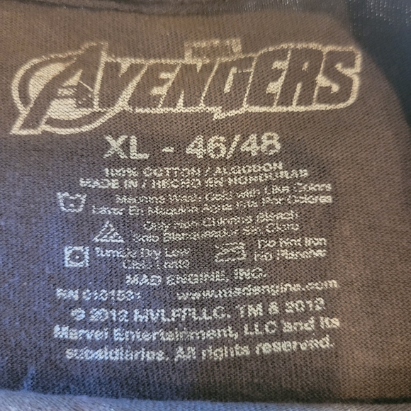 MAD Engine Gray Avengers Short Sleeve Tee - Picture 3 of 6